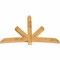 Ekena Millwork Alberta Rough Sawn Timber Gable Bracket, Western Red Cedar, 84"W x 56"H x 4"D x 6"F, 16/12 Pitch GBW084X56X0406ALB00RWR - alternate 4